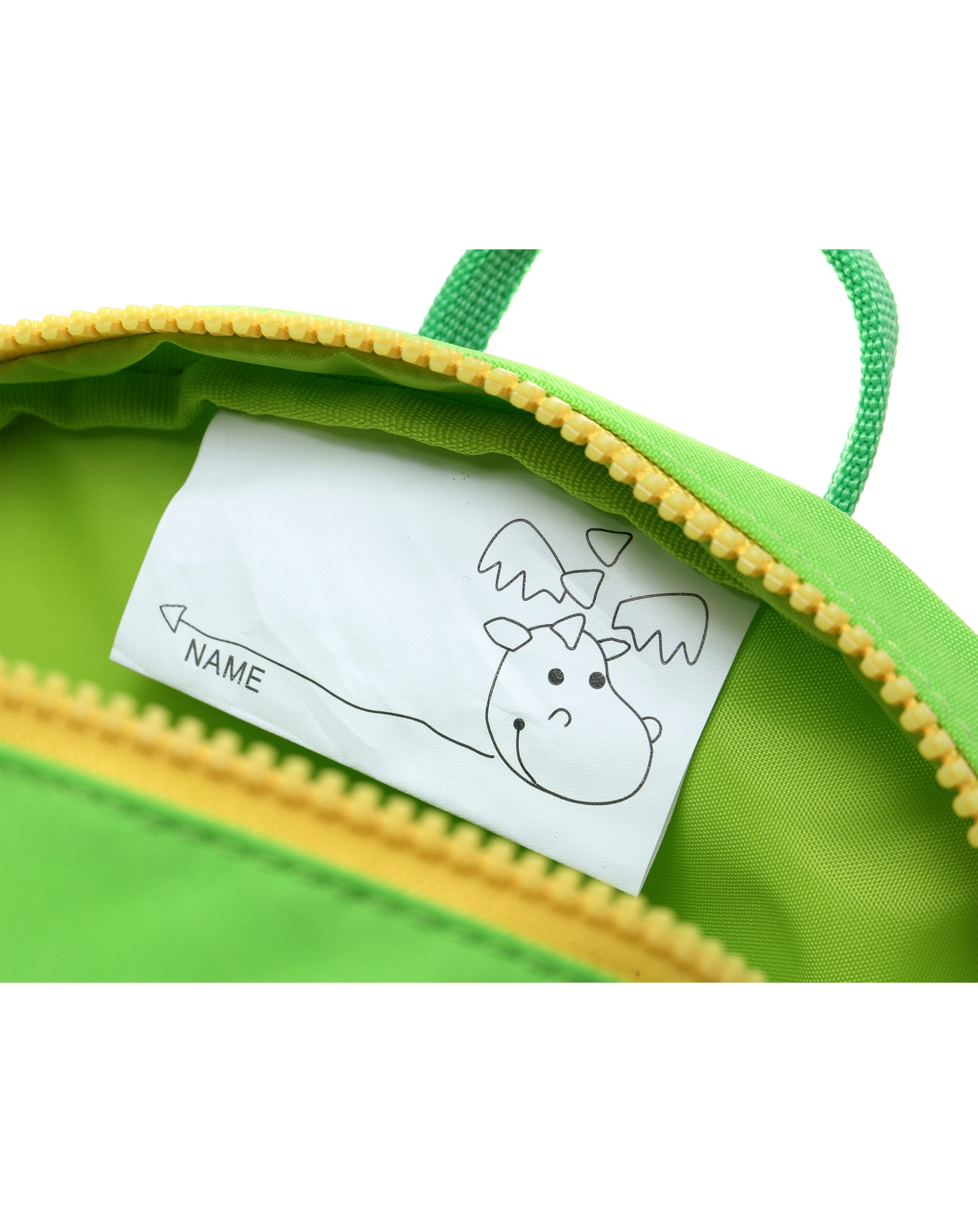 Kinderrucksack DRACHE (24x22x10) in grün