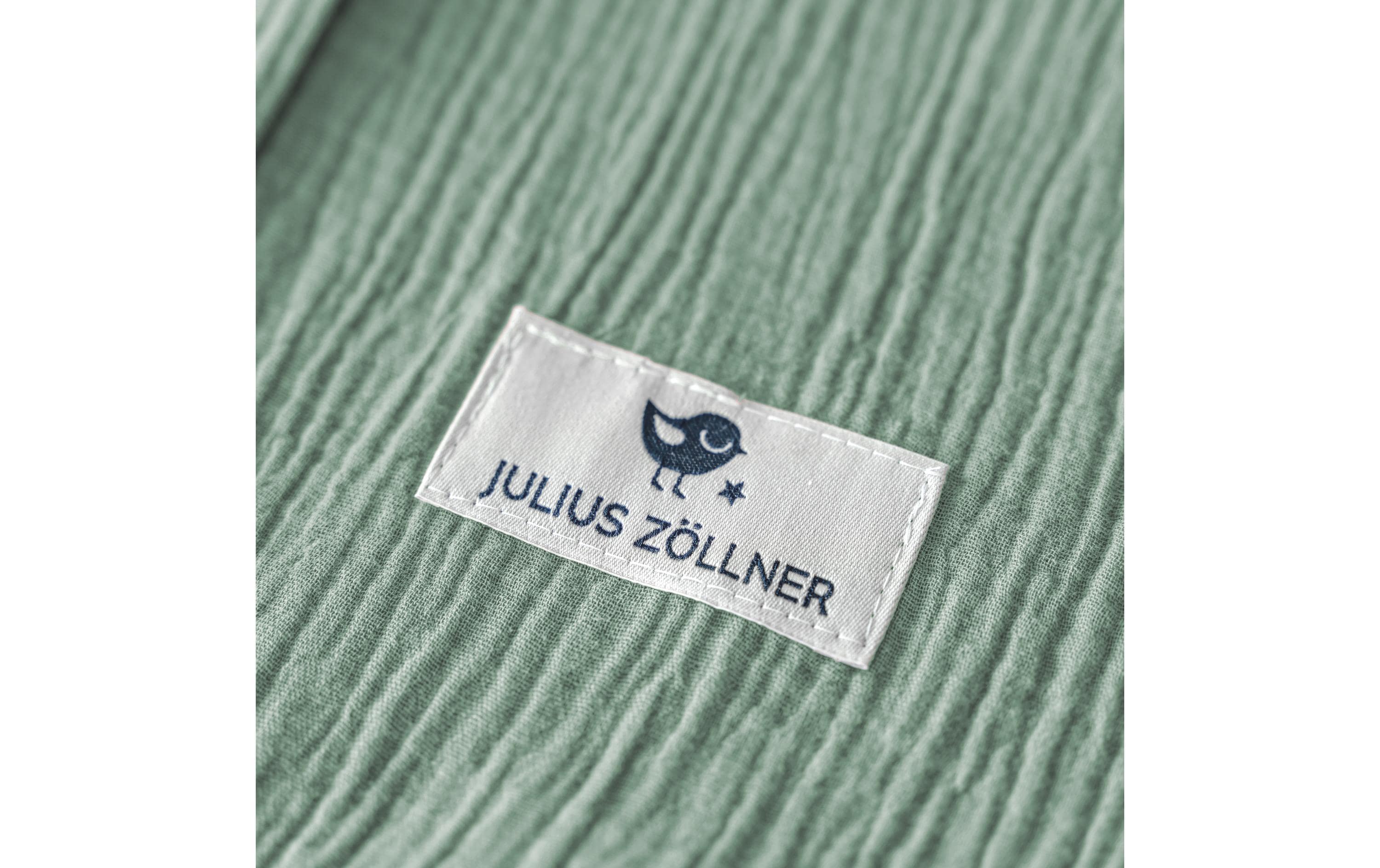 Baby-Sommerschlafsack Musselin Grün Gr. 90Schlafsack für warme Sommernächte