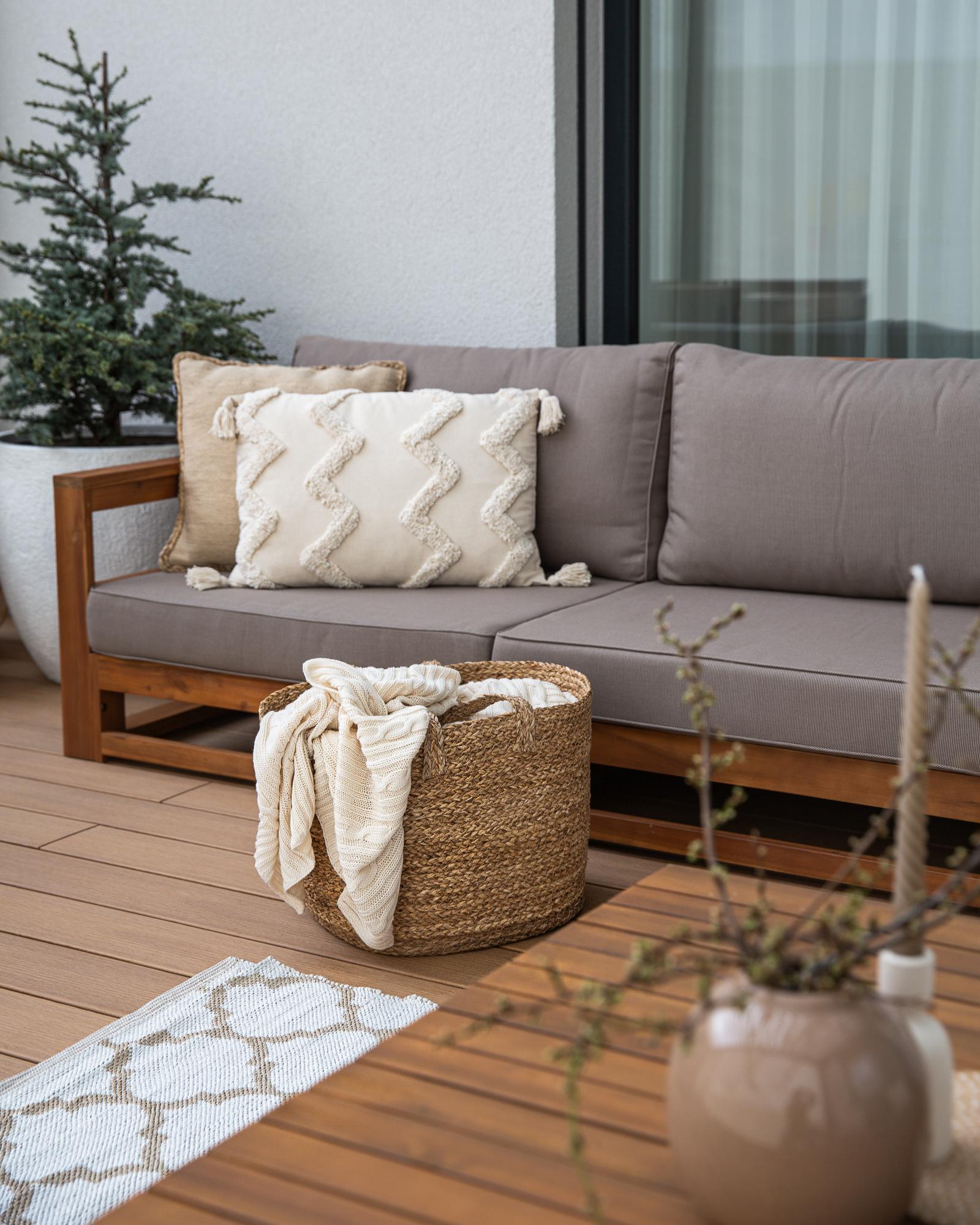 Set van 2 sierkussens ELLIOTTIA Jute 45 x 45 cm Beige effen
