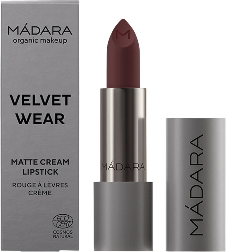 Mádara VELVET WEAR Matte Cream Lipstick, #35 DARK NUDE, 3. 8g