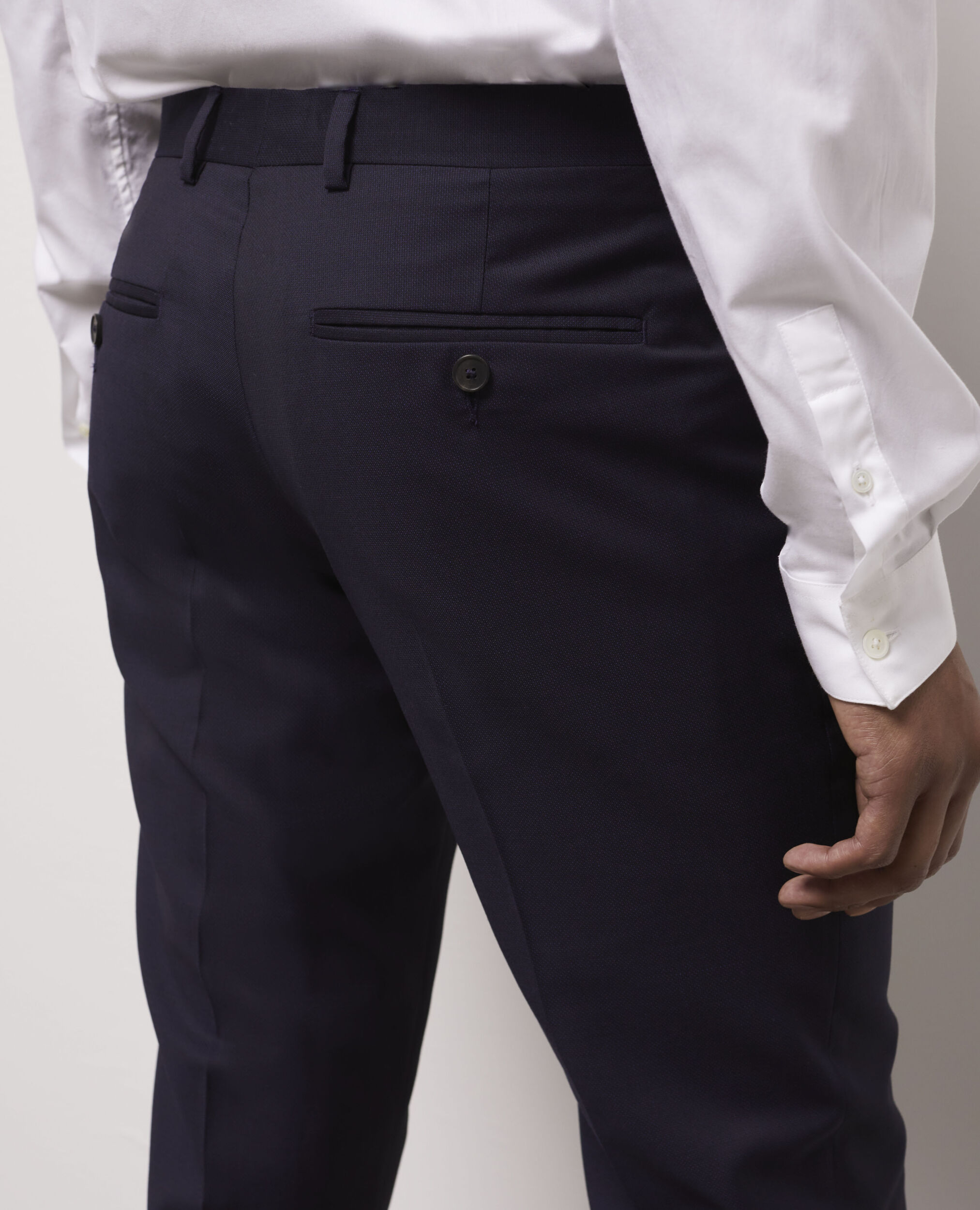 Pantalon de costume bleu marine