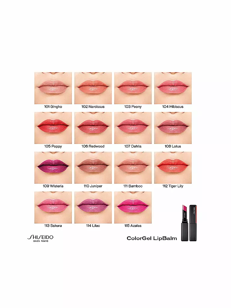 SHISEIDO Lippenstift - ColorGel Lipbalm (108 Lotus) rosa