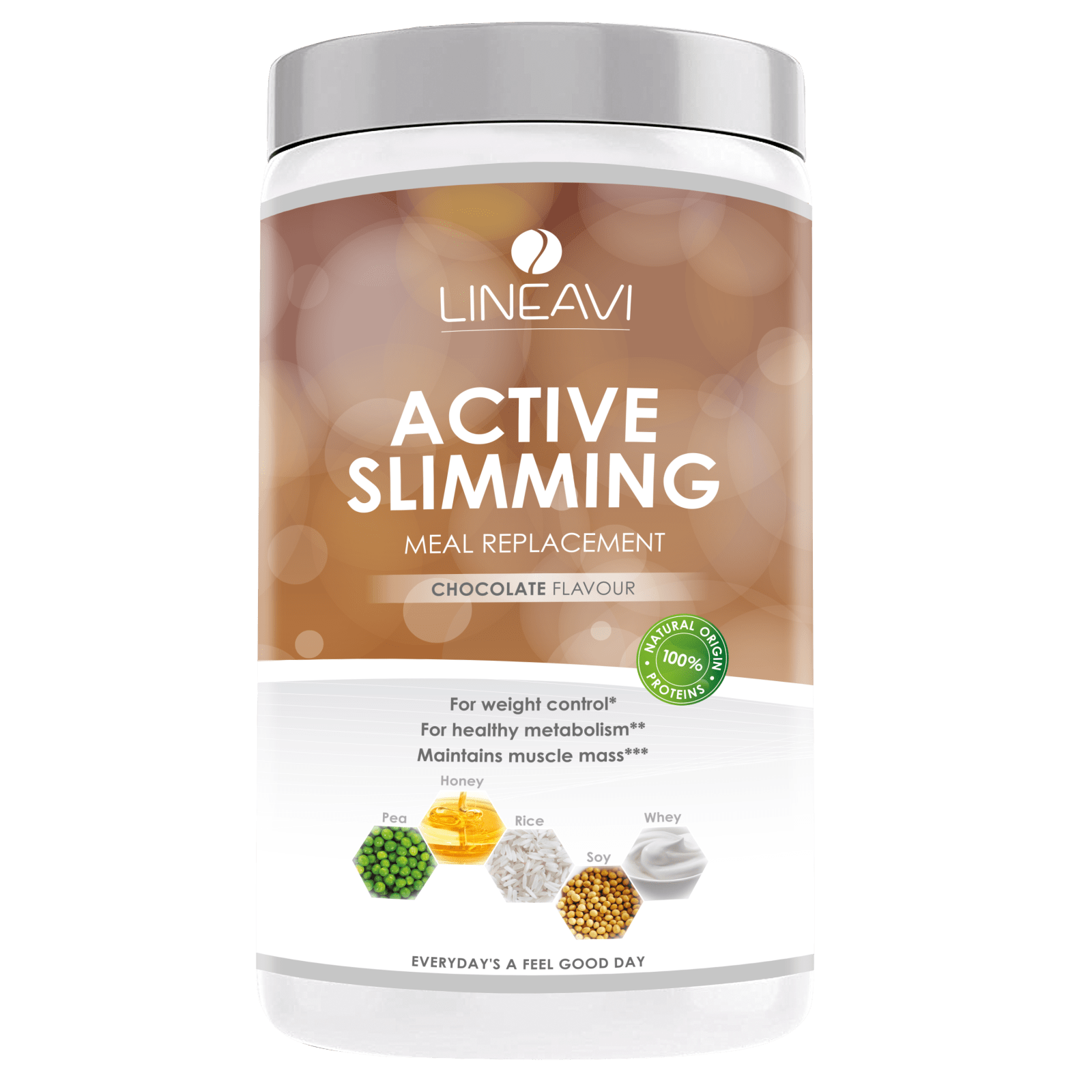 LINEAVI Aktivkost Diät Shake + Shaker (500g)