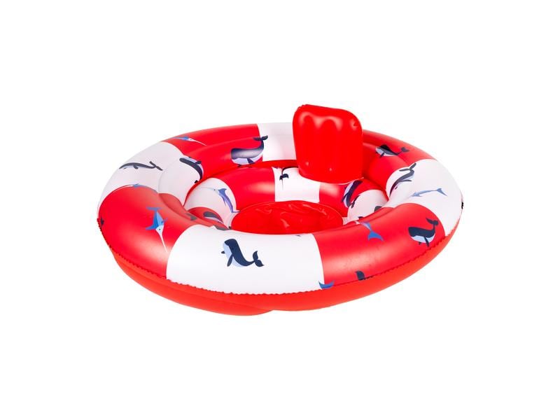 Swim Essentials Schwimmsitz 0-1 Jahre Whale Red/White Babyschwimmer