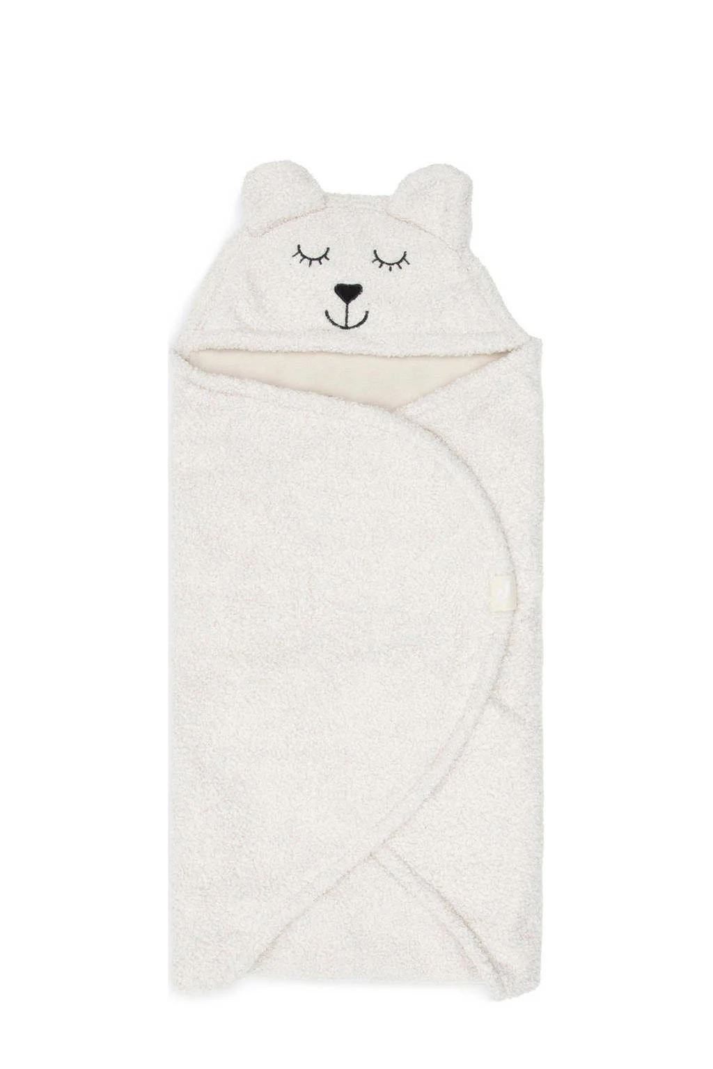 universele wikkeldeken Bear Boucle voor auto 100x105 cm - Oatmeal