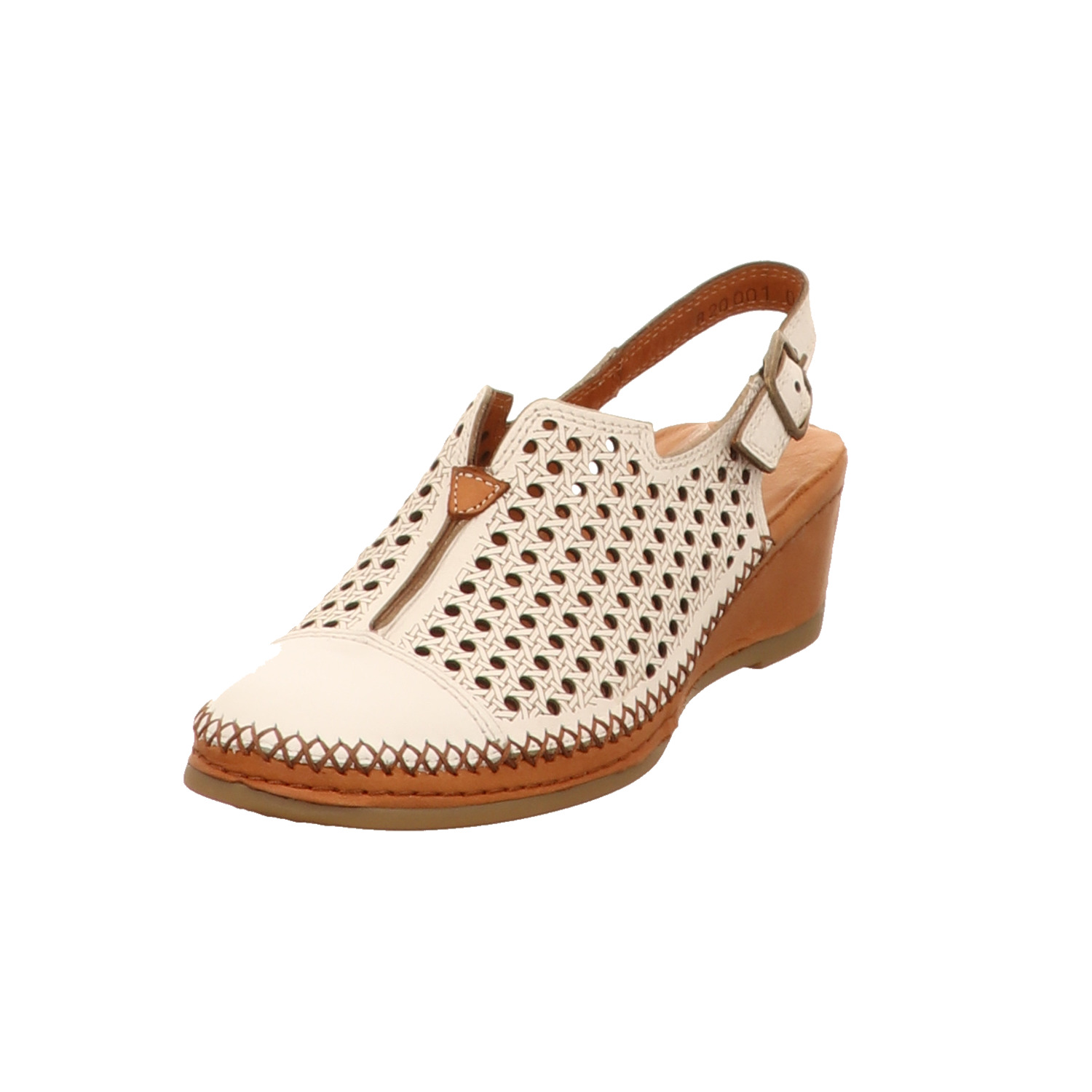 Pölking Sling Pumps weiß weiss/weiss kombi