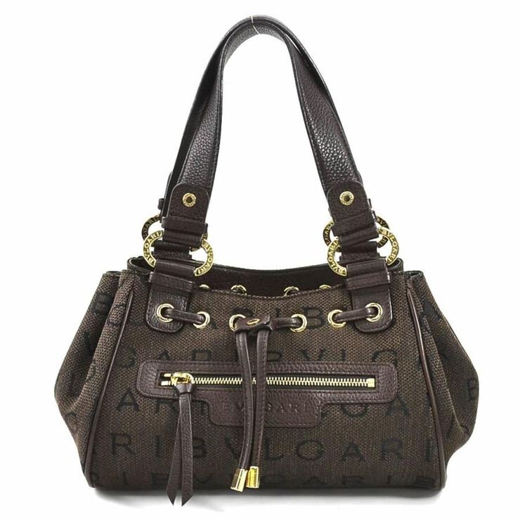 Bvlgari Vintage Bvlgari Shoulder Bag Brown