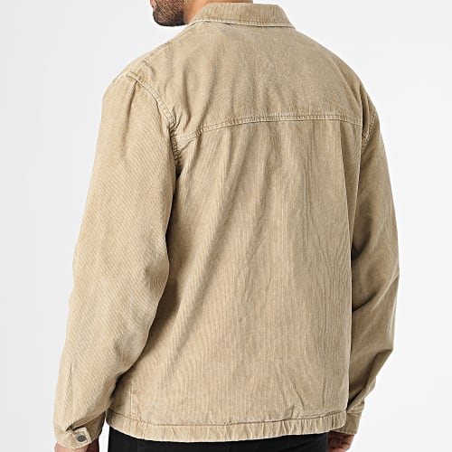 Veste Zippée Parker Corduroy Beige