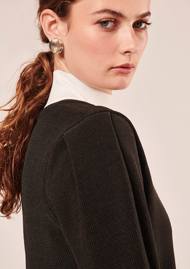 Gilet Glennnoir en coton irisé