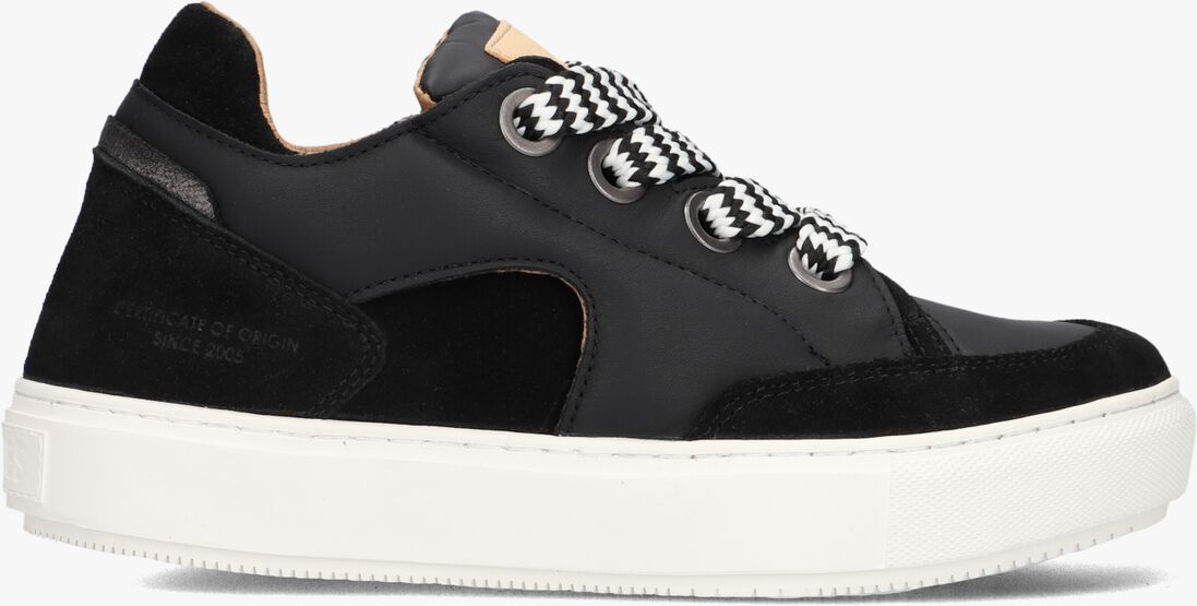 zwarte shabbies lage sneakers ragy chunky