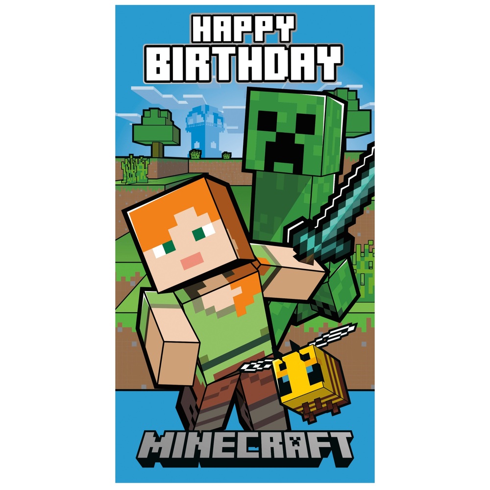 Minecraft Allgemeine Geburtstagskarte