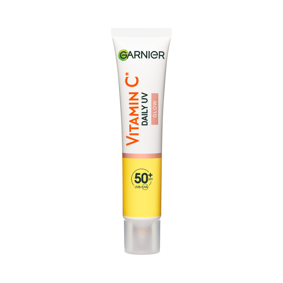 Garnier - SkinActive Vitamin C Sheer Glow UV Fluid for Dull Skin 40 ml - Solcreme