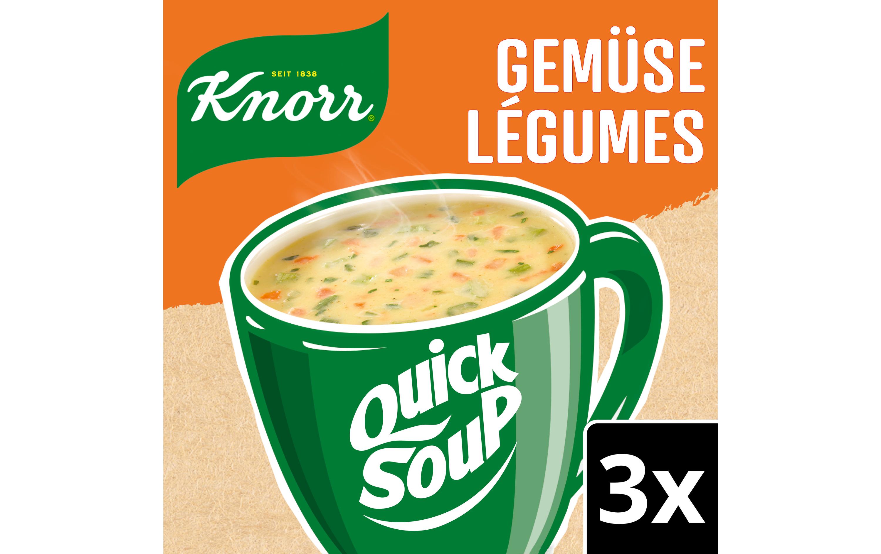 Quick Soup Gemüse 3 PortionenAromatische Gemüsesuppe