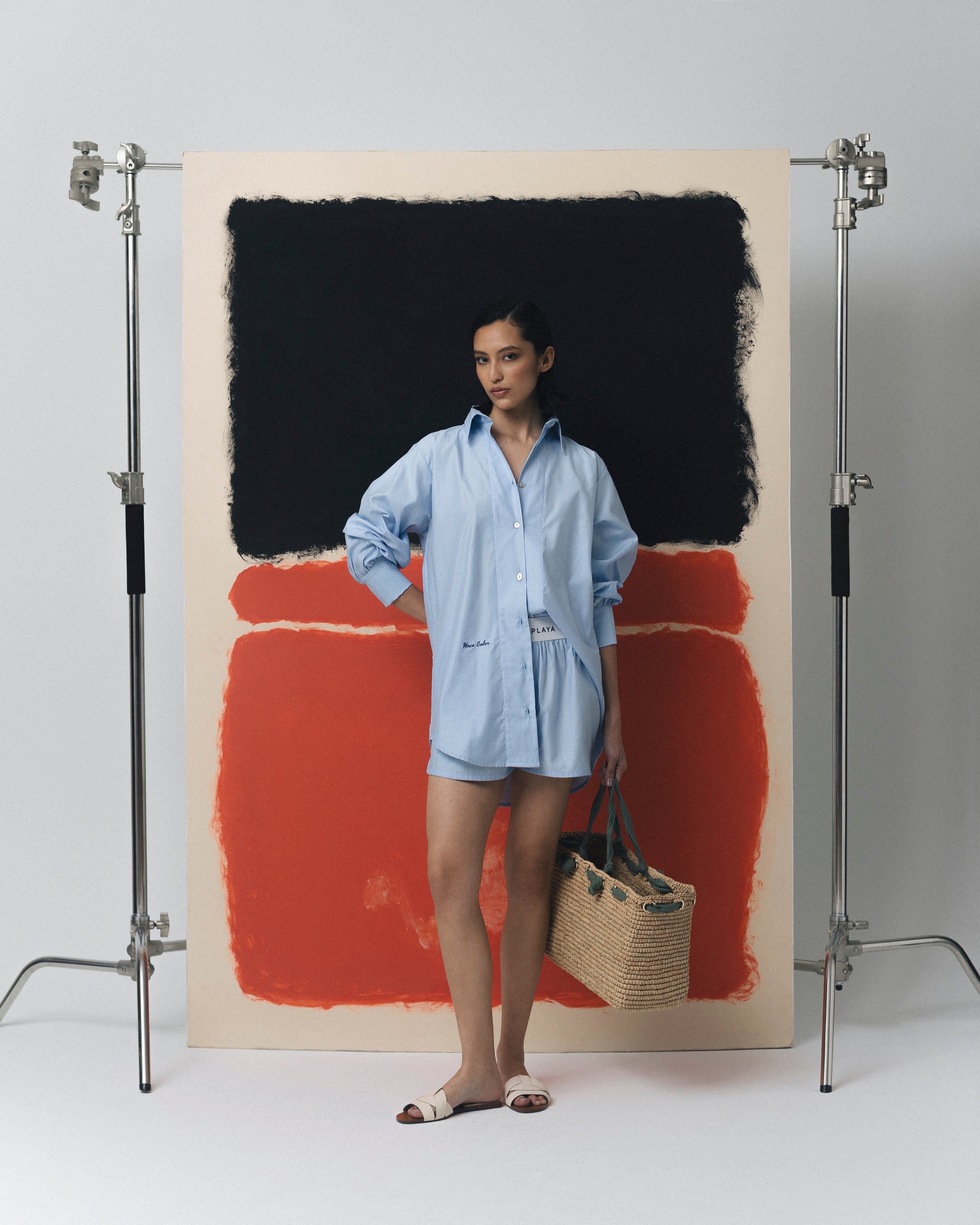 Chemise boyfriend oversize « Hace Calor »
