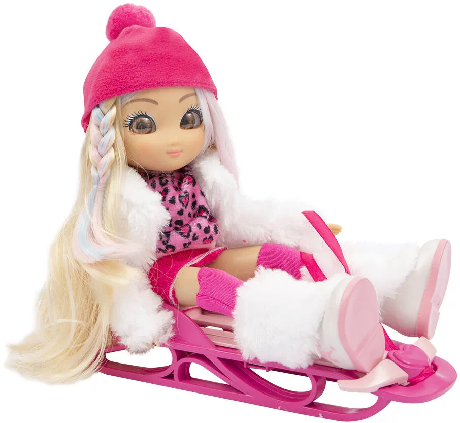 UNIQUE EYES - POUPEE WINTER HOLIDAY -25 CM + ACCESSOIRES