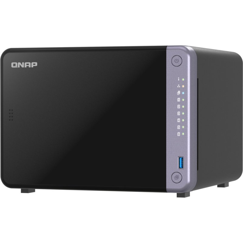 QNAP TS-632X-4G serveur de stockage NAS Tower Alpine Alpine AL-524 4 Go DDR4 QNAP QTS Noir