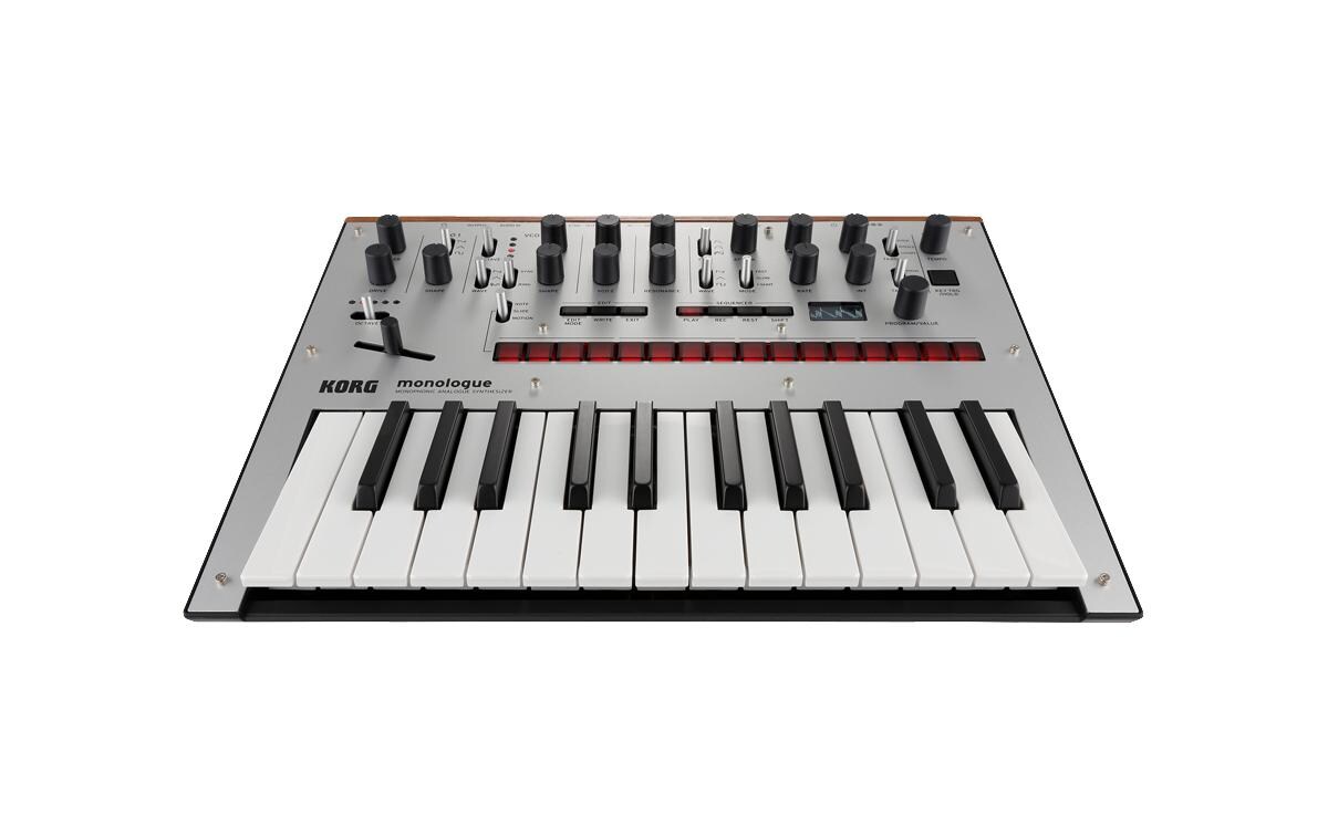 Synthesizer monologue Silber<br>Monophoner Analogsynthesizer
