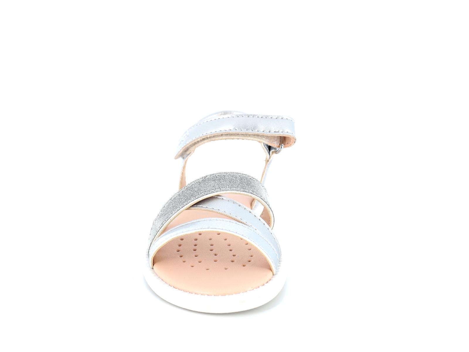 Geox-J KARLY GIRL-J5235D Cuir Argent