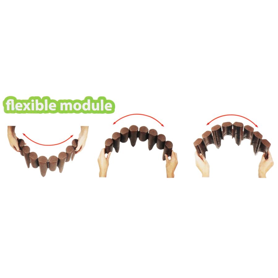 Gartenpalisade IPBO 2,5m Braun