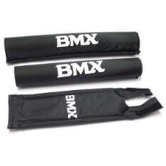 Pudesæt til beskyttelse af BMX Sort