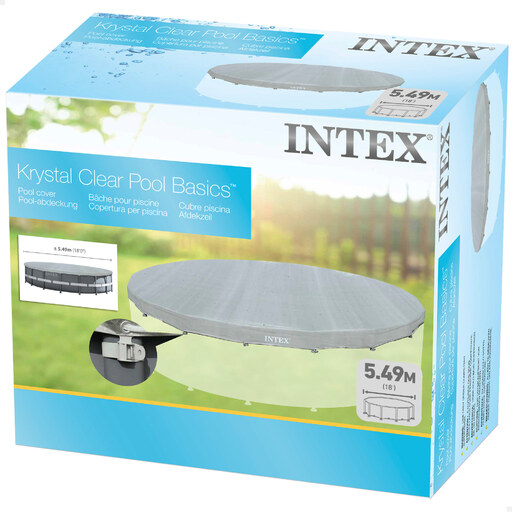 Capa de luxo Intex para piscina Ultra Frame de 549 cm com proteção UV