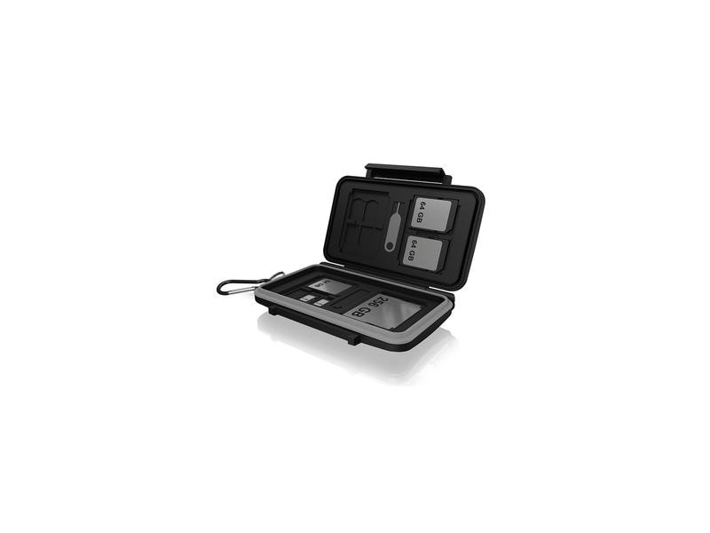 ICY BOX Memory Card Behälter IB-AC620-CR Icy Box Memory Card Behälter IB-AC620-CR