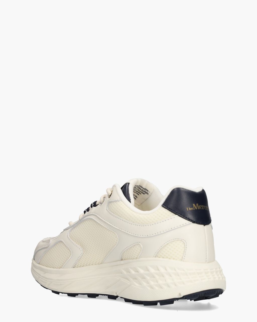 Mercer Amsterdam The Re-Run Max Evo Off-White/Donkerblauw Herensneakers