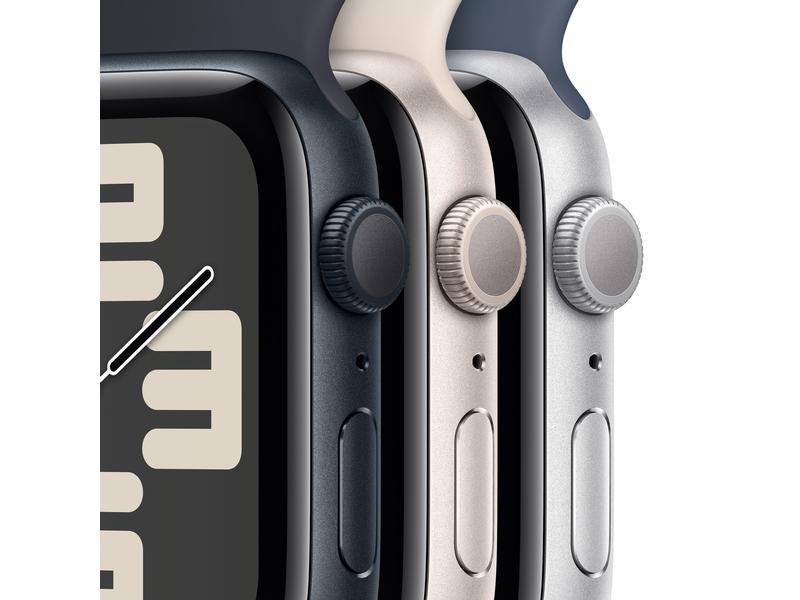 Apple Watch SE 2024 44 mm GPS Alu Sport Loop Mitternacht Kann schön viel. Für ganz schön wenig.