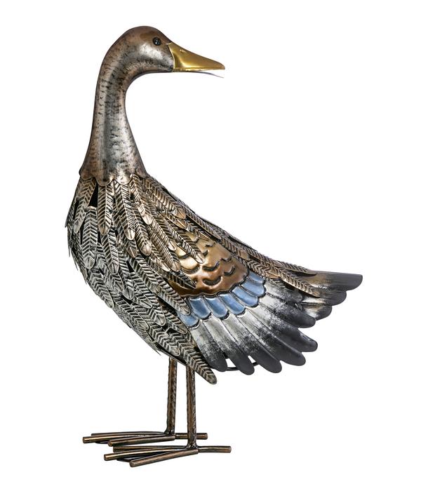 Dehner Metall-Ente, ca. B30/H44/T16 cm
