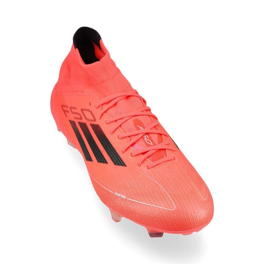 adidas F50 Elite Mid FG Vivid Horizon - Turbo/Aurora Black/Argenté Femme