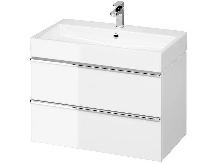 Cersanit S522-024 SZAFKA PODUMYWALKOWA VIRGO 80 BIAŁA UCHW CHROM ZNONT // CER.VIRGO-80-BIAŁA-UCH-CH
