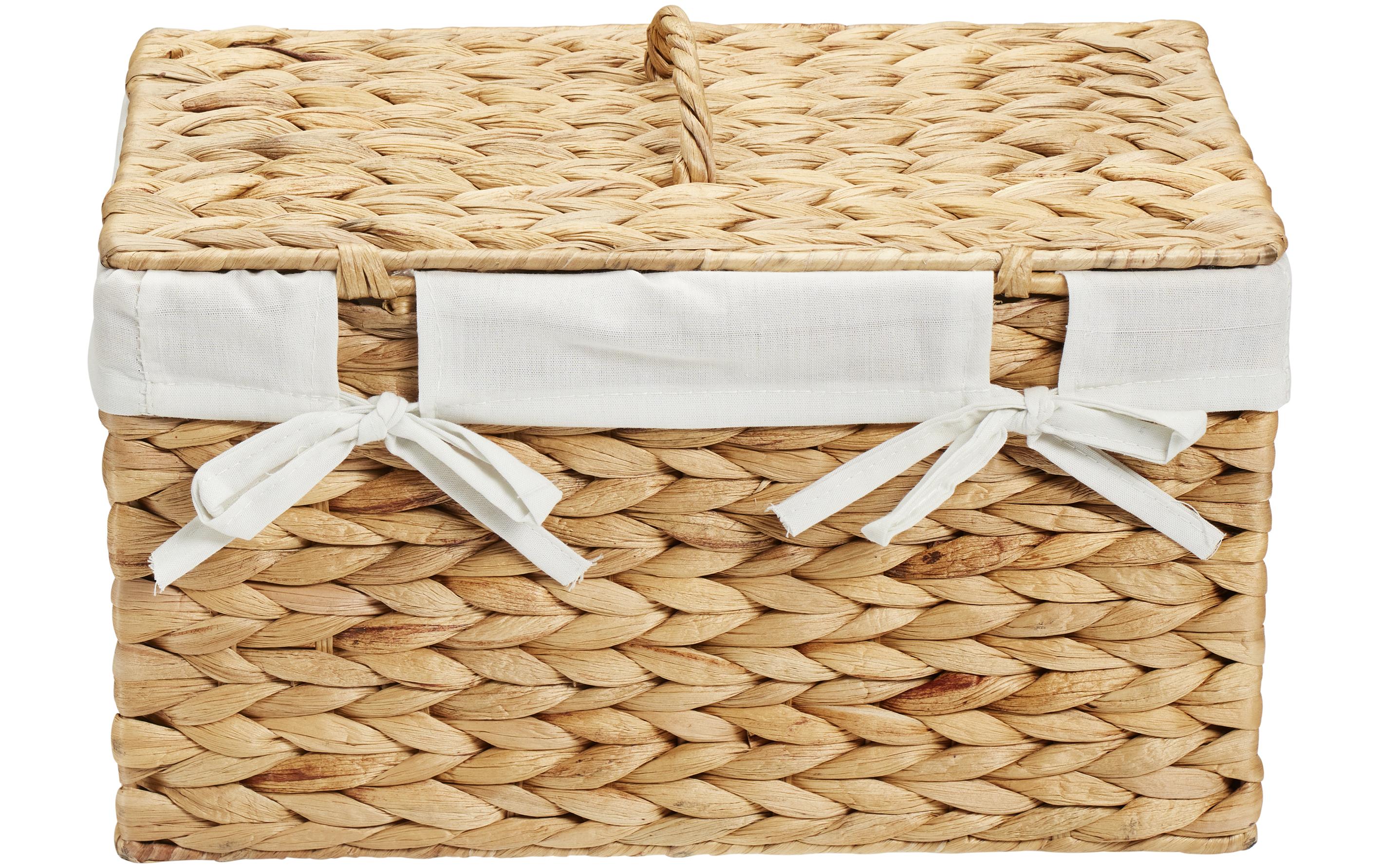 Aufbewahrungsbox Romance 35 x 20 x 20 cm, NatureAufbewahrungsbox mit Deckel