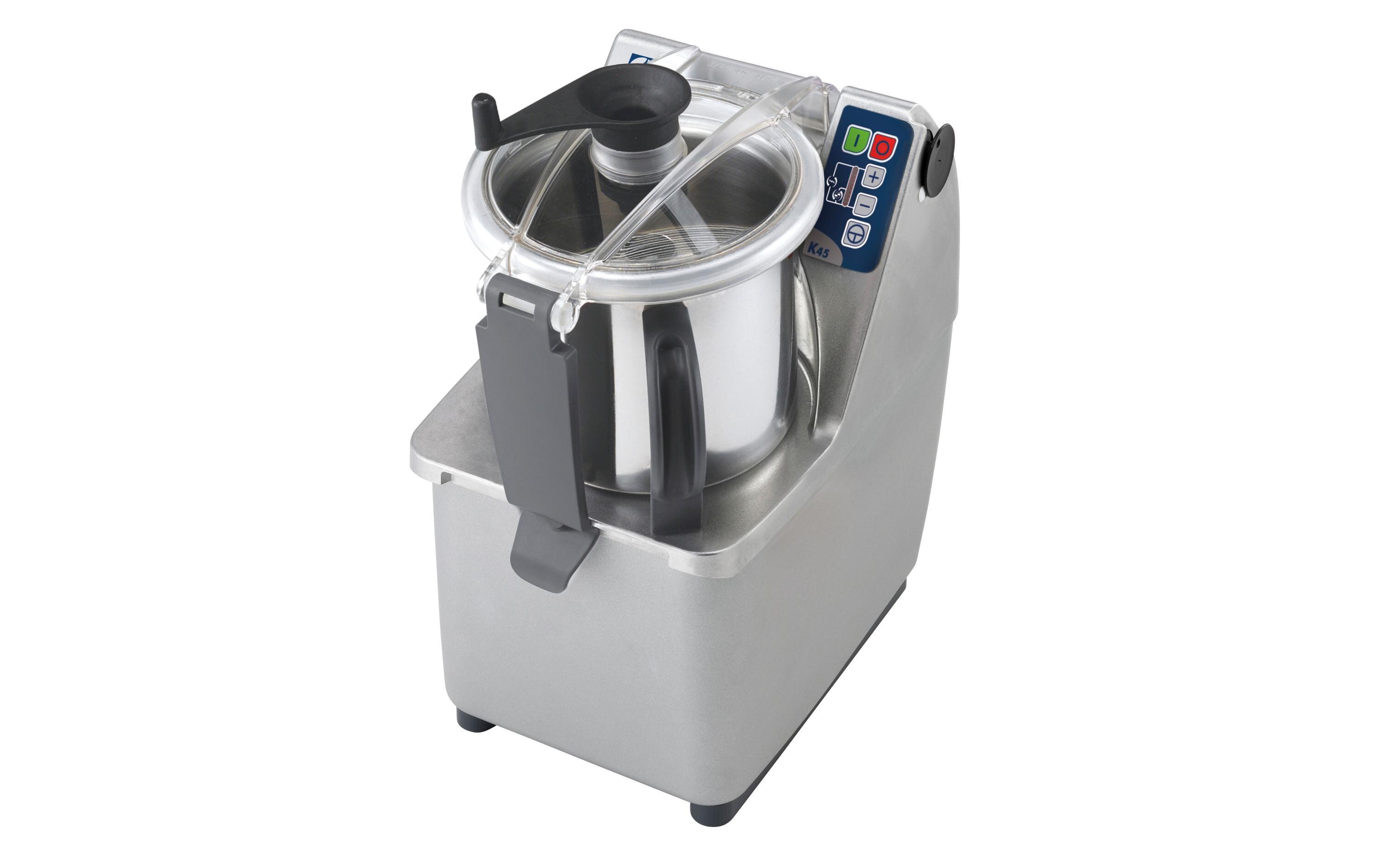Schneidemaschine K45 Grau<br>Schneidemaschine aus Edelstahl/Aluminium/Polycarbonat (PC)