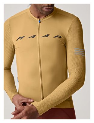 Maillot Manches Longues Maap Evade Pro Base Jersey 2.0 Homme Beige