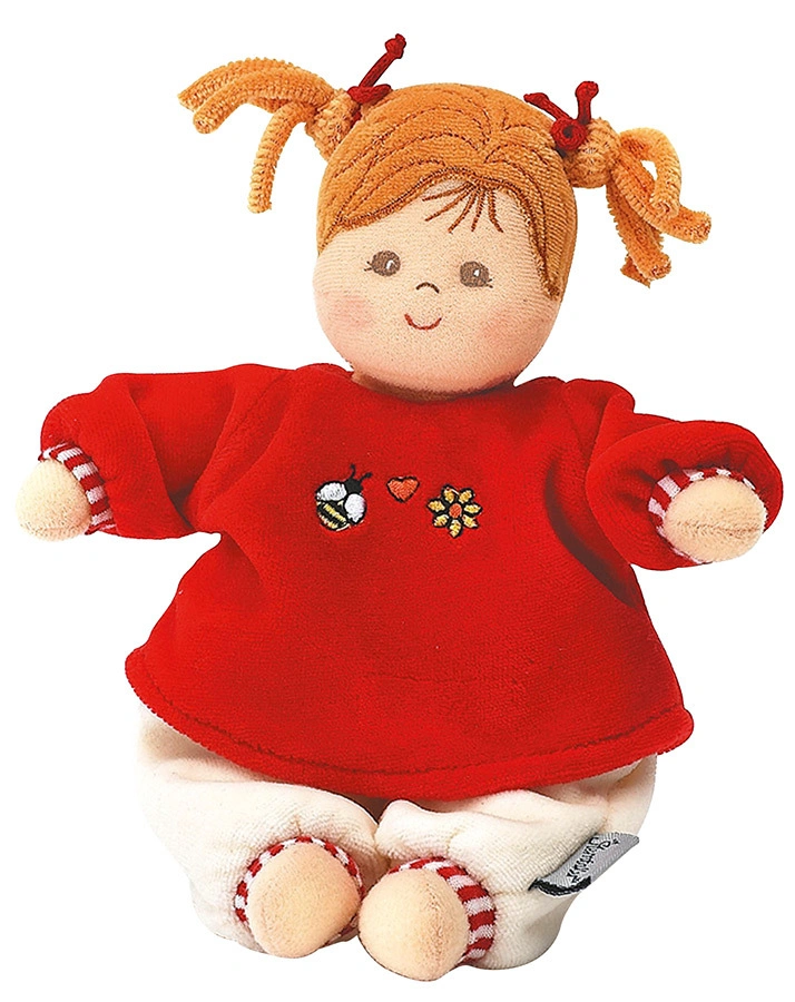 Spielpuppe MAGDALENA S (23cm) in rot