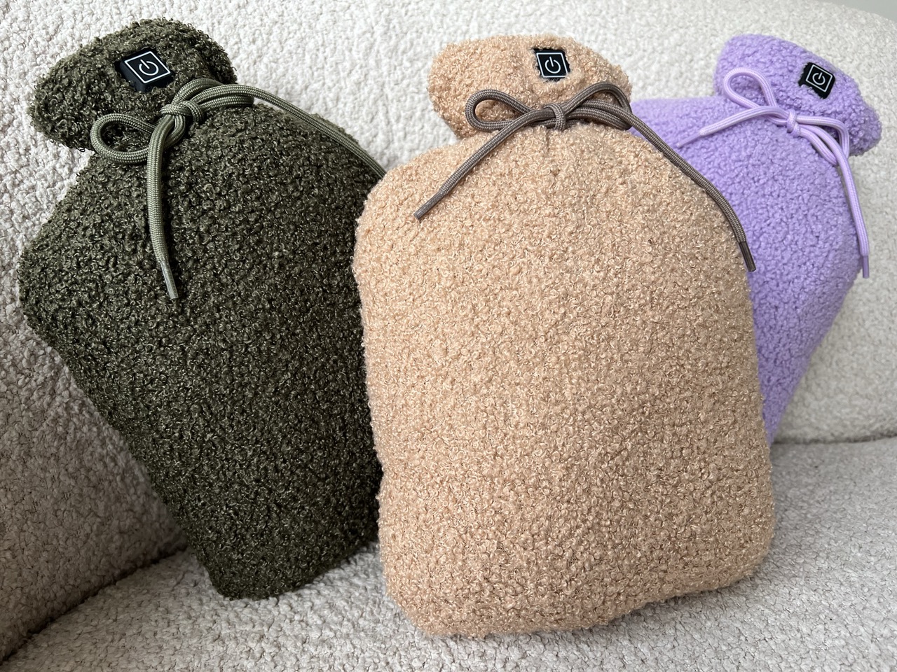 Warmpi Buddy elektrische infrarood kruik - Teddy Groen