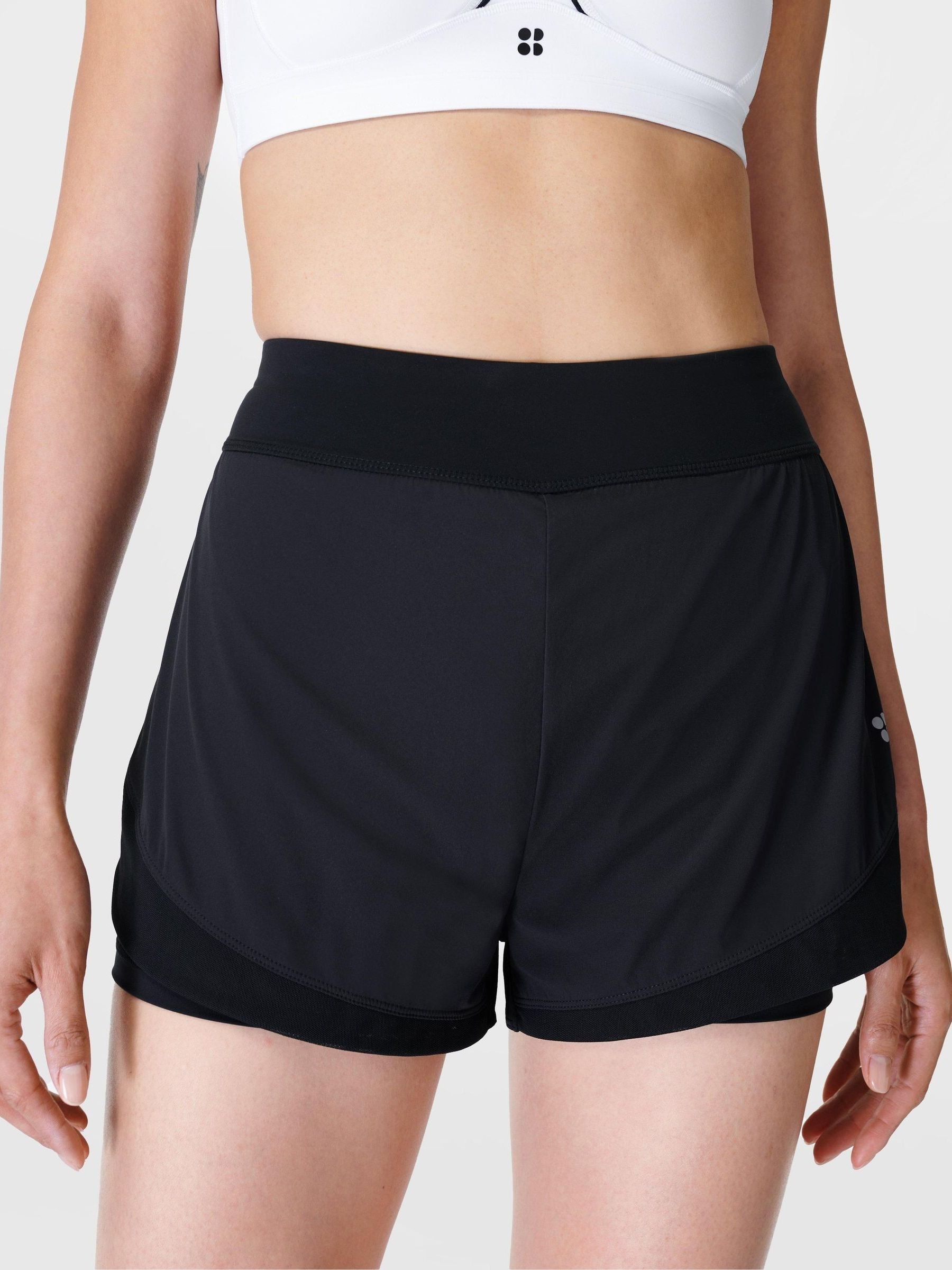 Zwart - Sweaty Betty Tempo Run Shorts