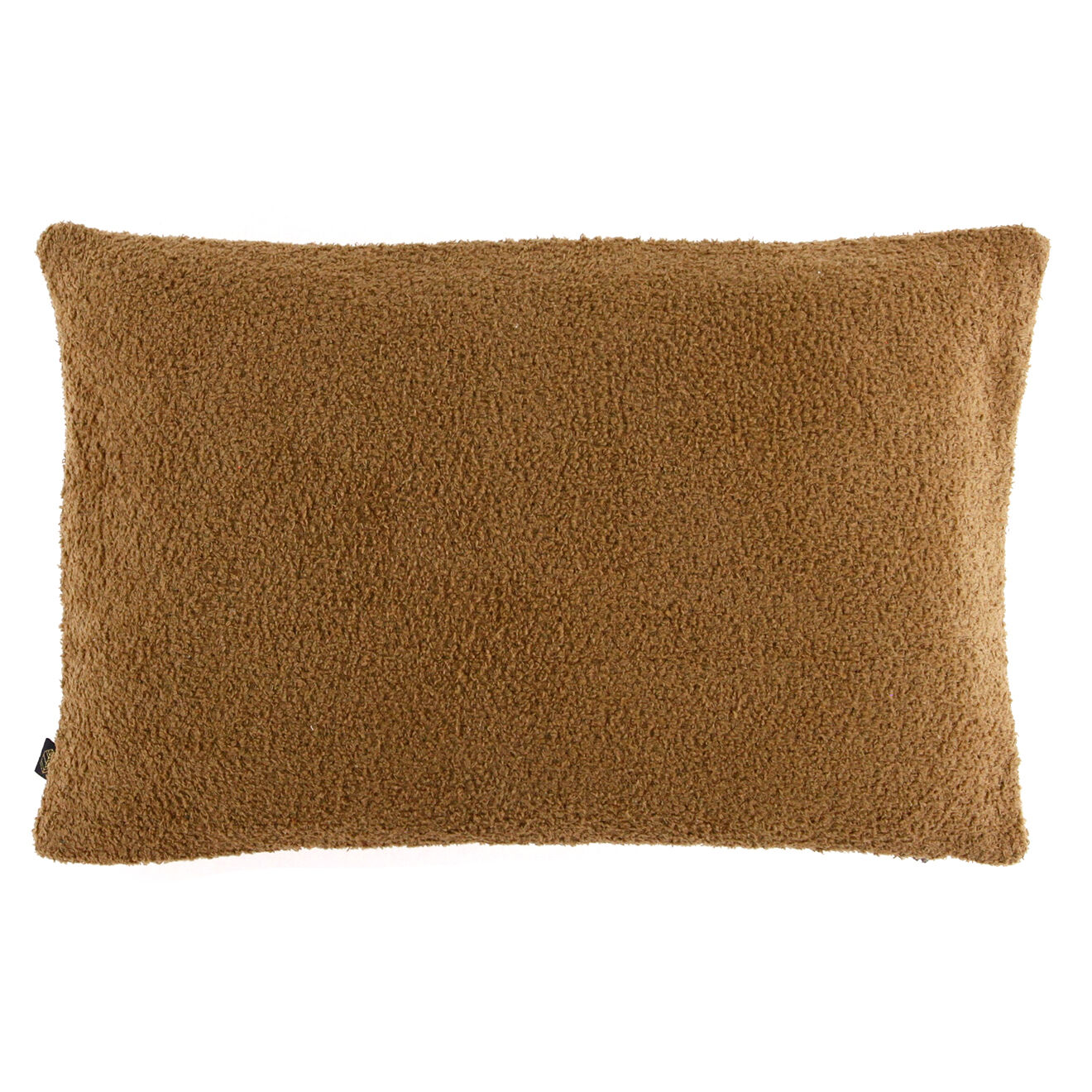 Haomy Housse de coussin bouclette Erode tabac - 40x60 cm