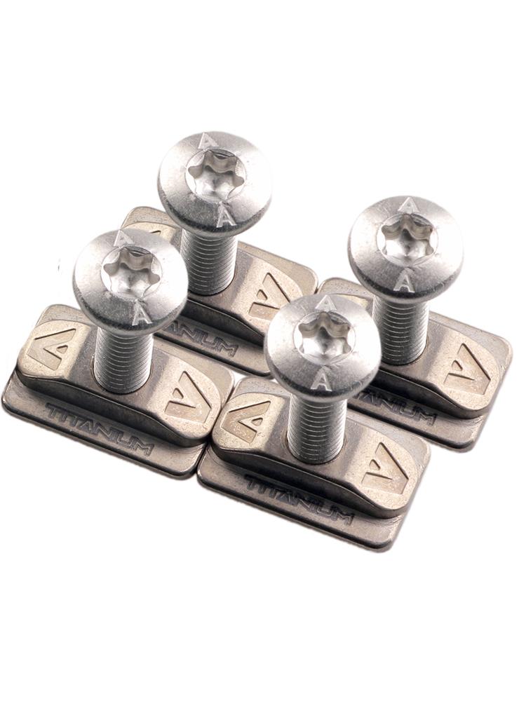 Armstrong Foils Generic titanium T nuts / Dome screw set (x4) - M6