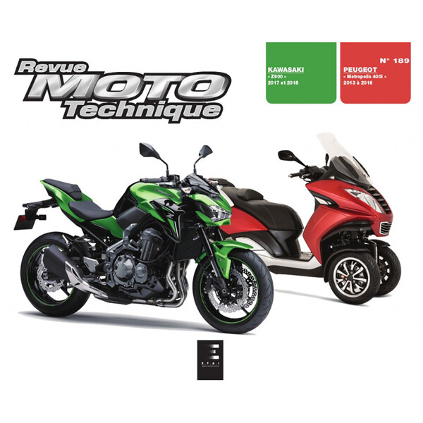 Etai - RMT 189 PEUGEOT METROPOLIS (2013-2016) et KAWASAKI Z900 (2017-2018)