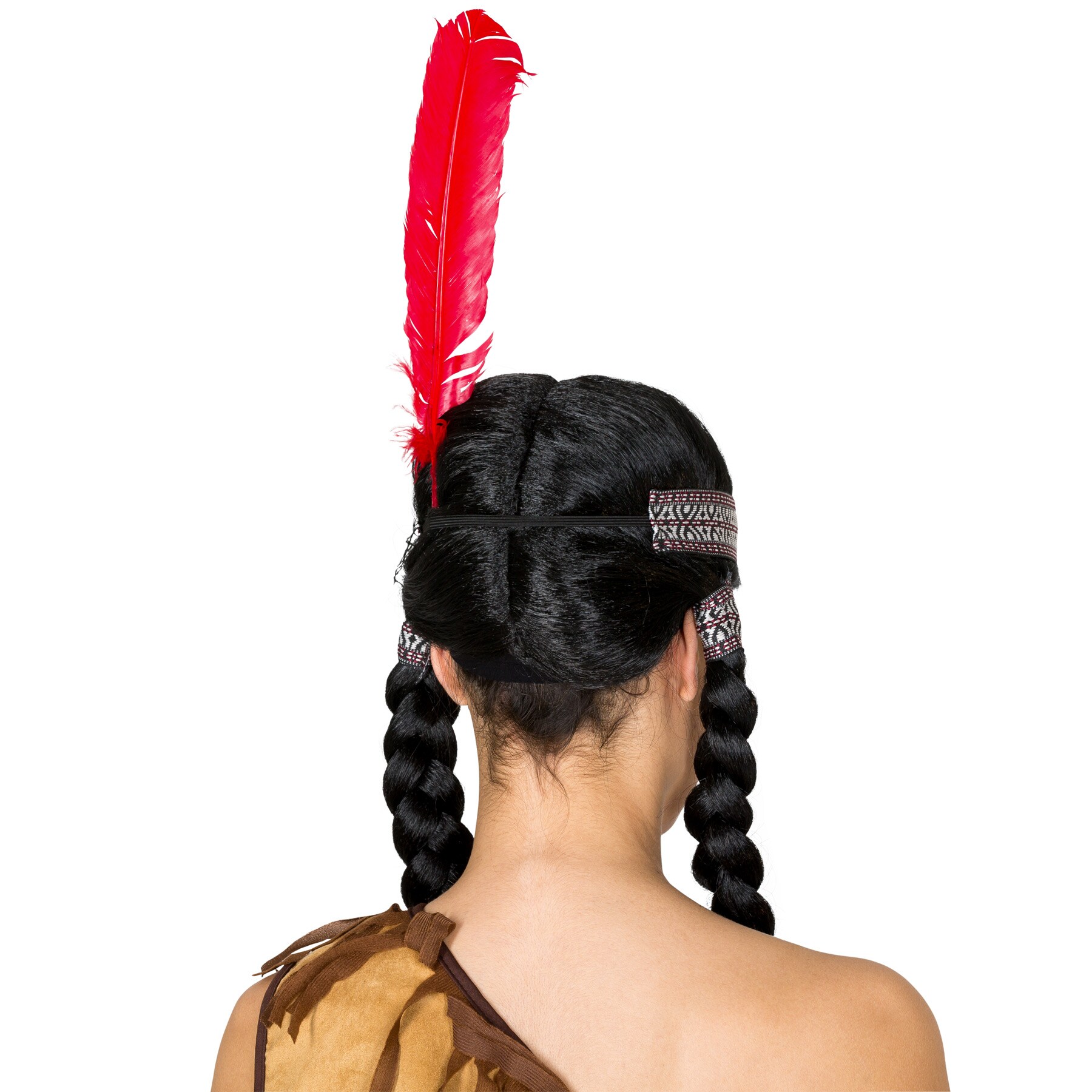 tectake® Perücke Indianerin