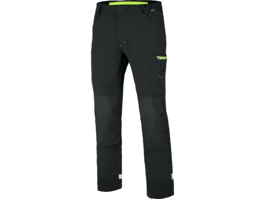 Pantalon de travail hiver Stretch Evolution Würth MODYF Anthracite/Lime