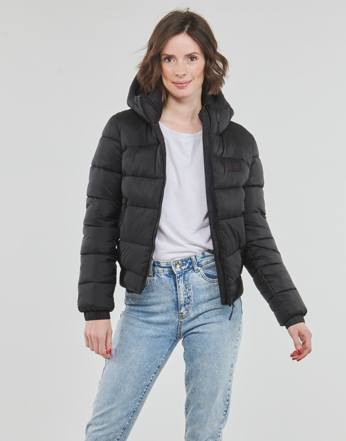 Superdry - SPORTS PUFFER BOMBER JACKET - Noir