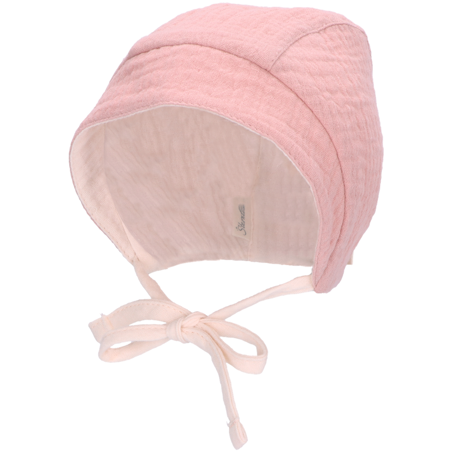 Sterntaler Wende Baby Mütze Uni zartrosa