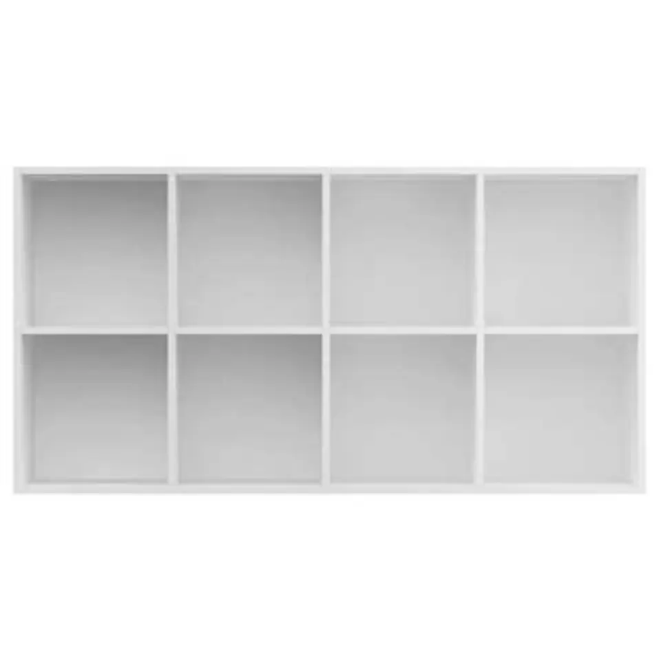 vidaXL - Boekenkast - Wit - Bewerkt hout - 66 x 30 x 130 cm
