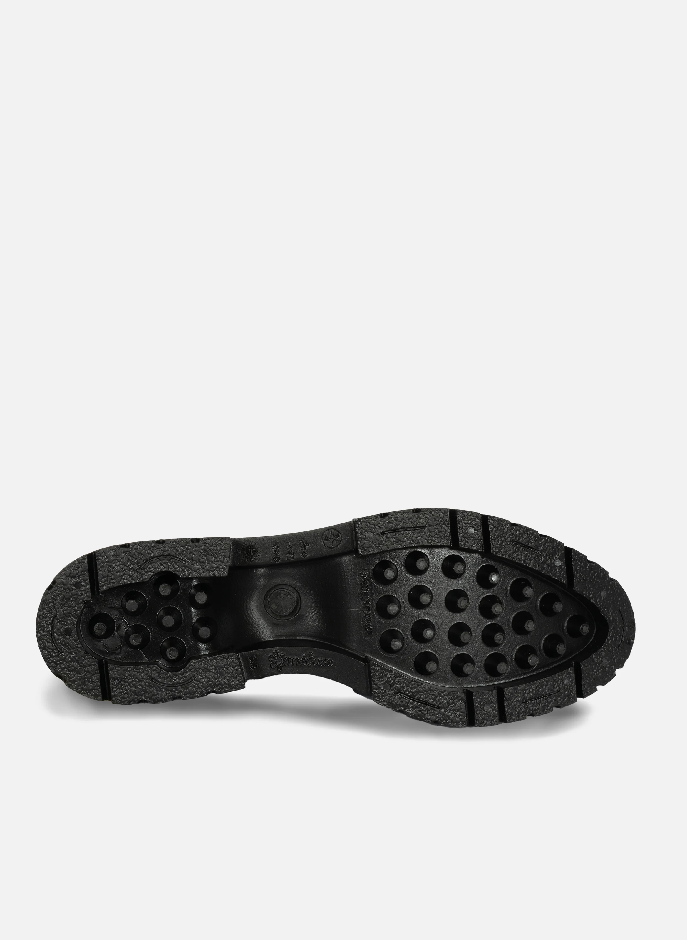 Bottines de pluie crantées | Noir