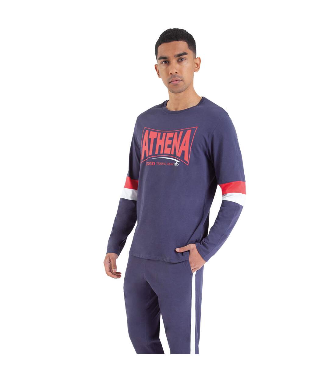 Pyjama long col rond homme Homewear