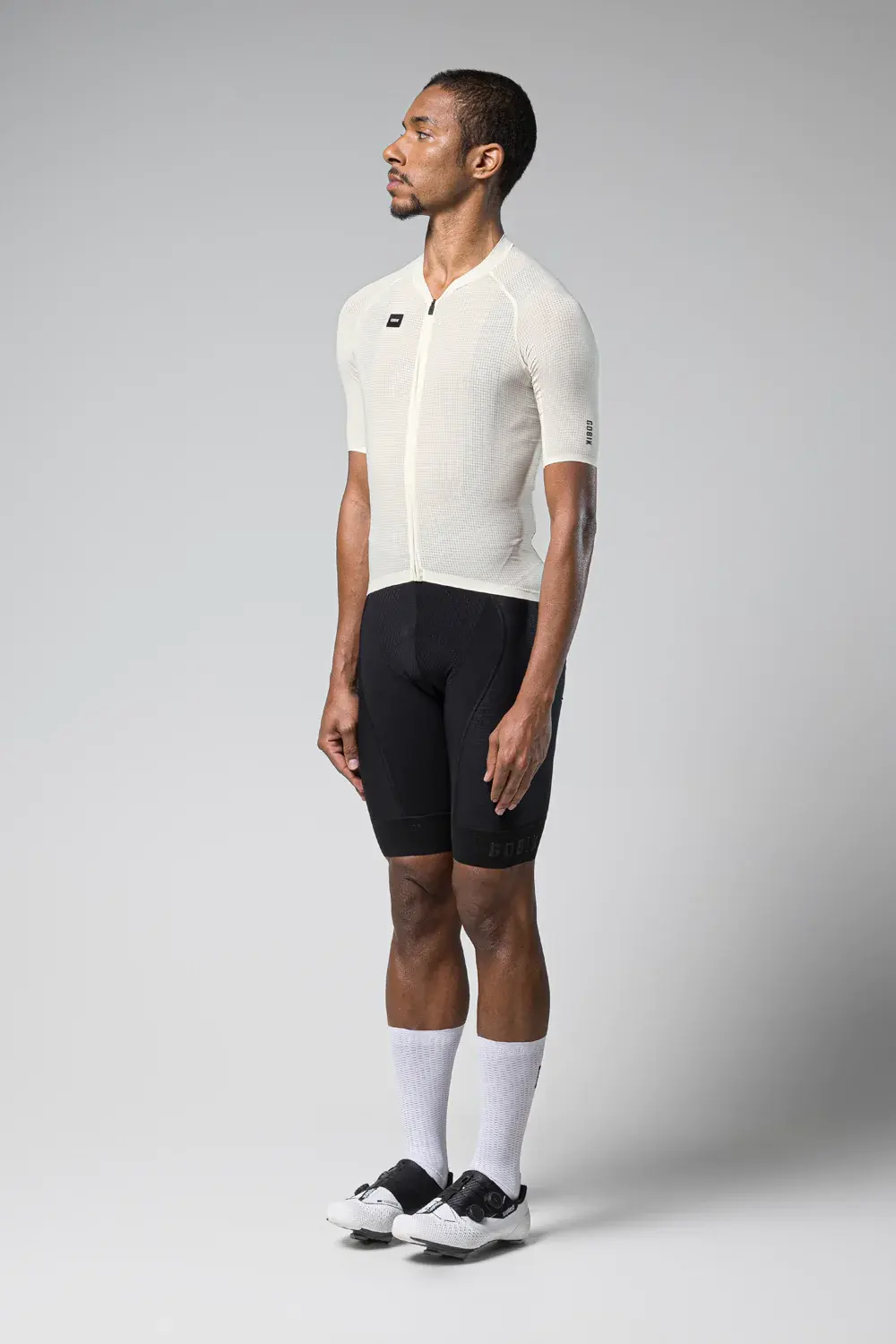 Gobik Unity Phantom Fietsshirt Korte Mouwen Wit