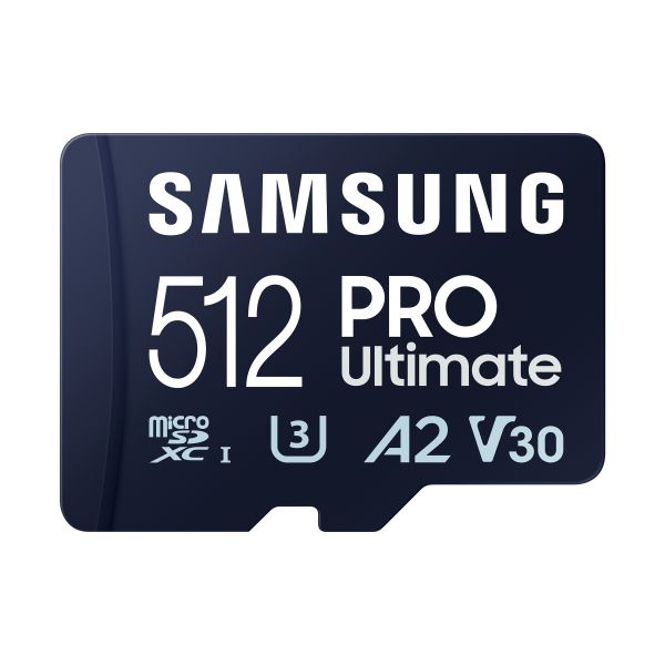 Samsung 512GB MicroSDXC Pro Ultimate U3 A2 V30 - MB-MY512SA/WW