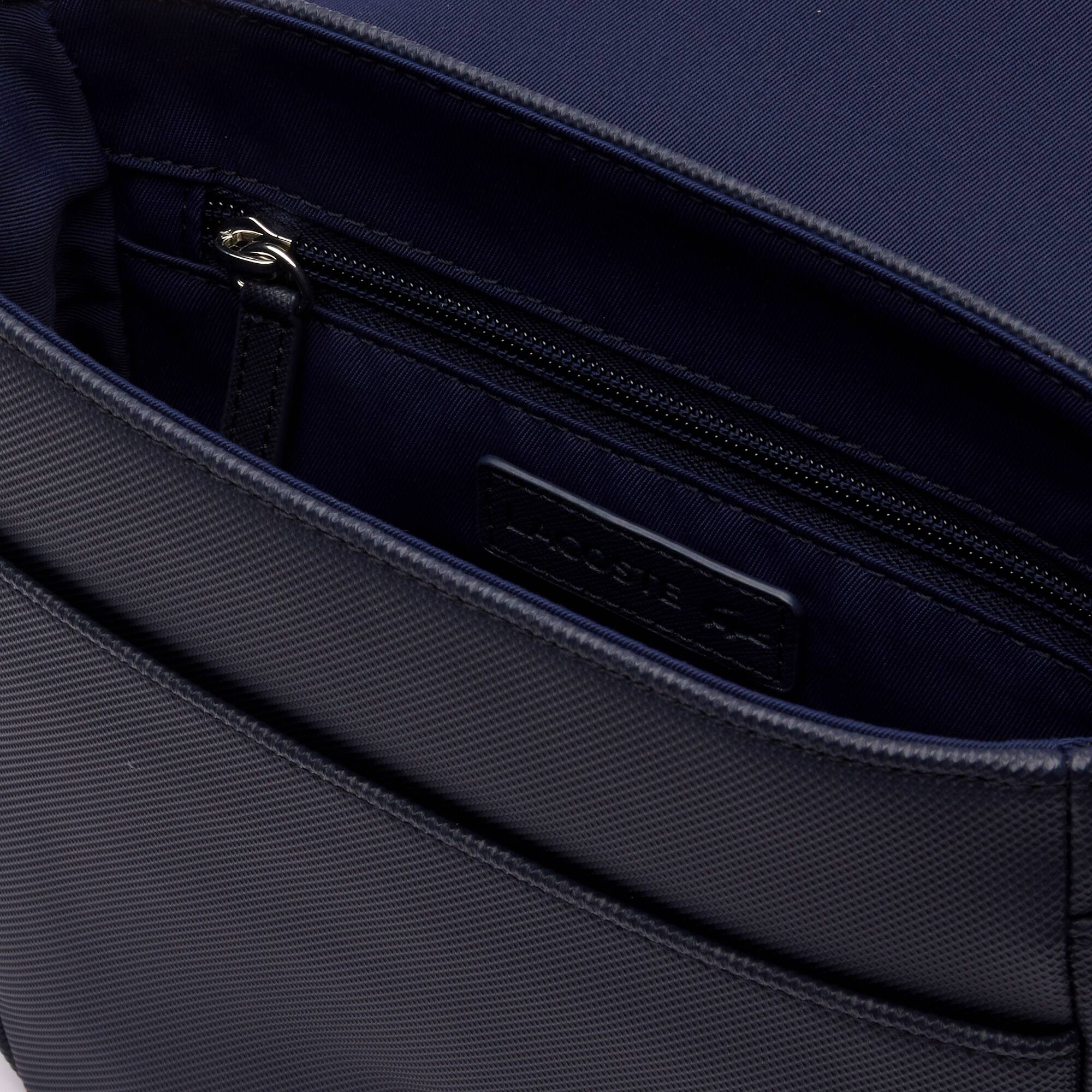 Herren Slimline Beutel mit Klappverschluss Umhängetaschen & Gürteltaschen - Blau - Lacoste - Herren